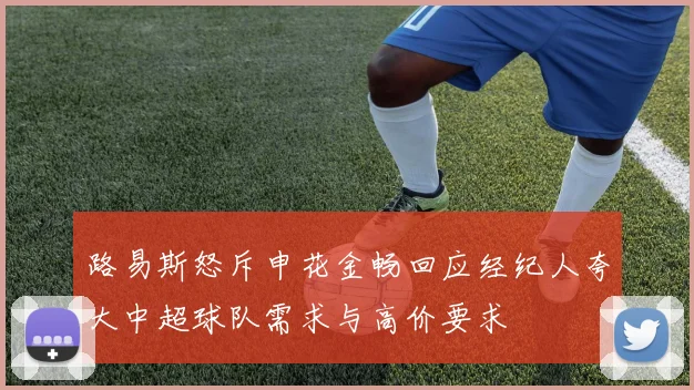 路易斯怒斥申花金畅回应经纪人夸大中超球队需求与高价要求